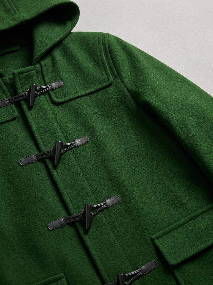 Mens Trench Coat – Wool Blend Casual Winter Overcoat