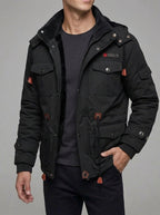 Military Cotton Jacket Men – Waterproof Fleece Lined