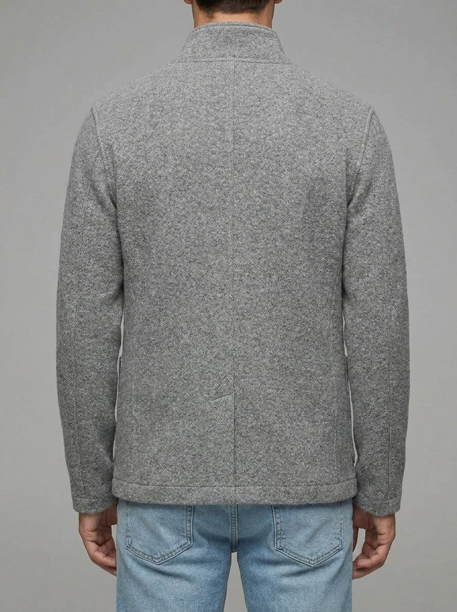 Men's Wool Button Knit Cardigan: Warm & Stylish Outerwear