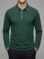 Long Sleeve Polo Shirt Men – Cotton Classic