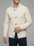 Wool Cardigan Men Classic Style