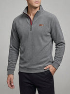 Belessia Fleece Quarter Zip Sweatshirt Men