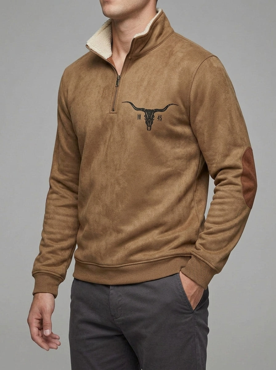 Belessia Knit Zip-Up Sweater Men