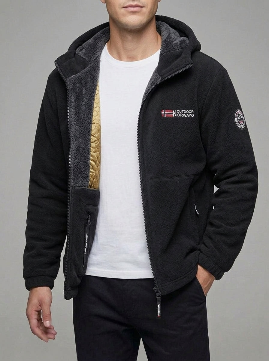 Belessia Wool Jacket Men Winter Warm Durable