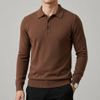 Belessia Merino Wool Polo Shirt  - Soft Knit Men