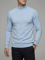 Merino Wool Polo Jumper Men Sweater