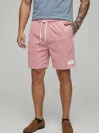 Cotton Chino Shorts Men Casual Drawstring