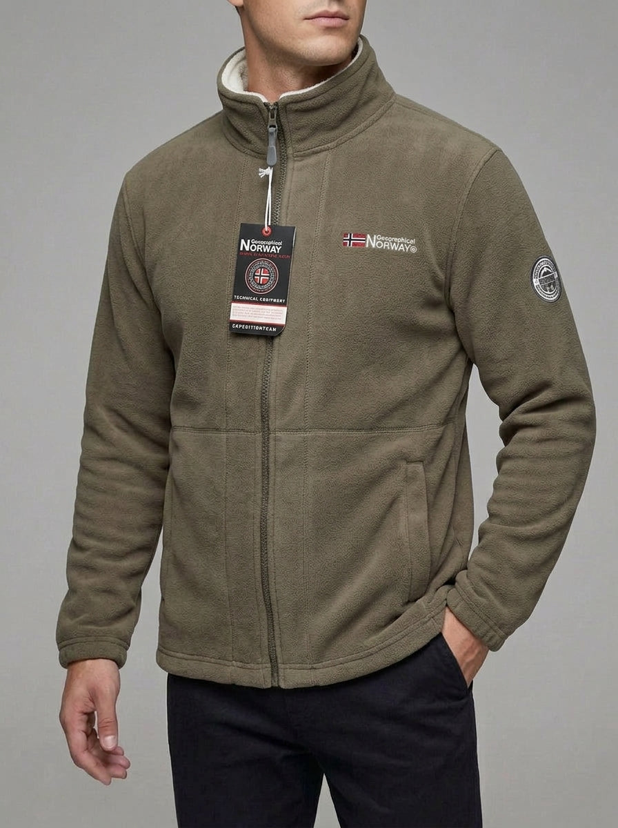 Belessia Fleece Jacket Men Winter