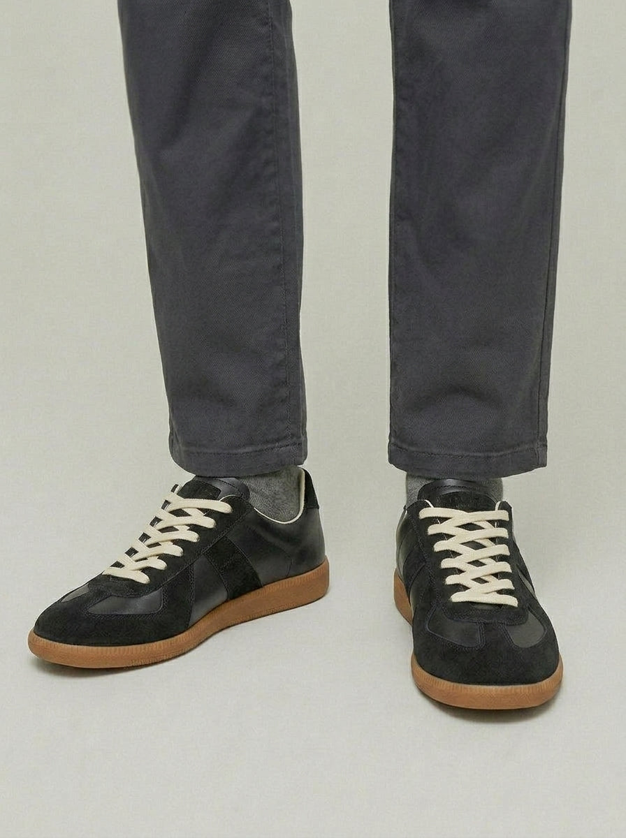 Leather Sneakers Men Comfort