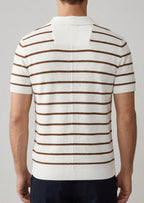 Polo Shirt Cotton Short Sleeve Button Placket Men