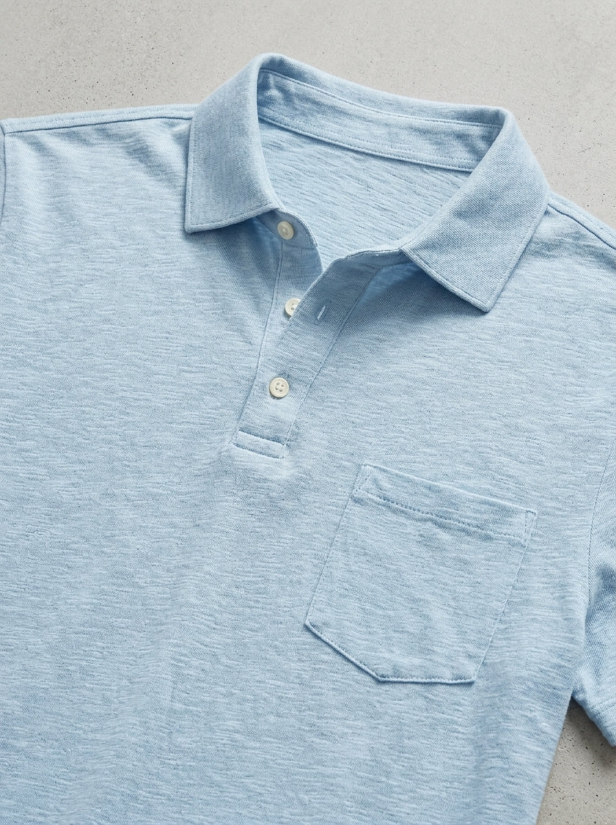 Casual Polo Shirt Men Cotton