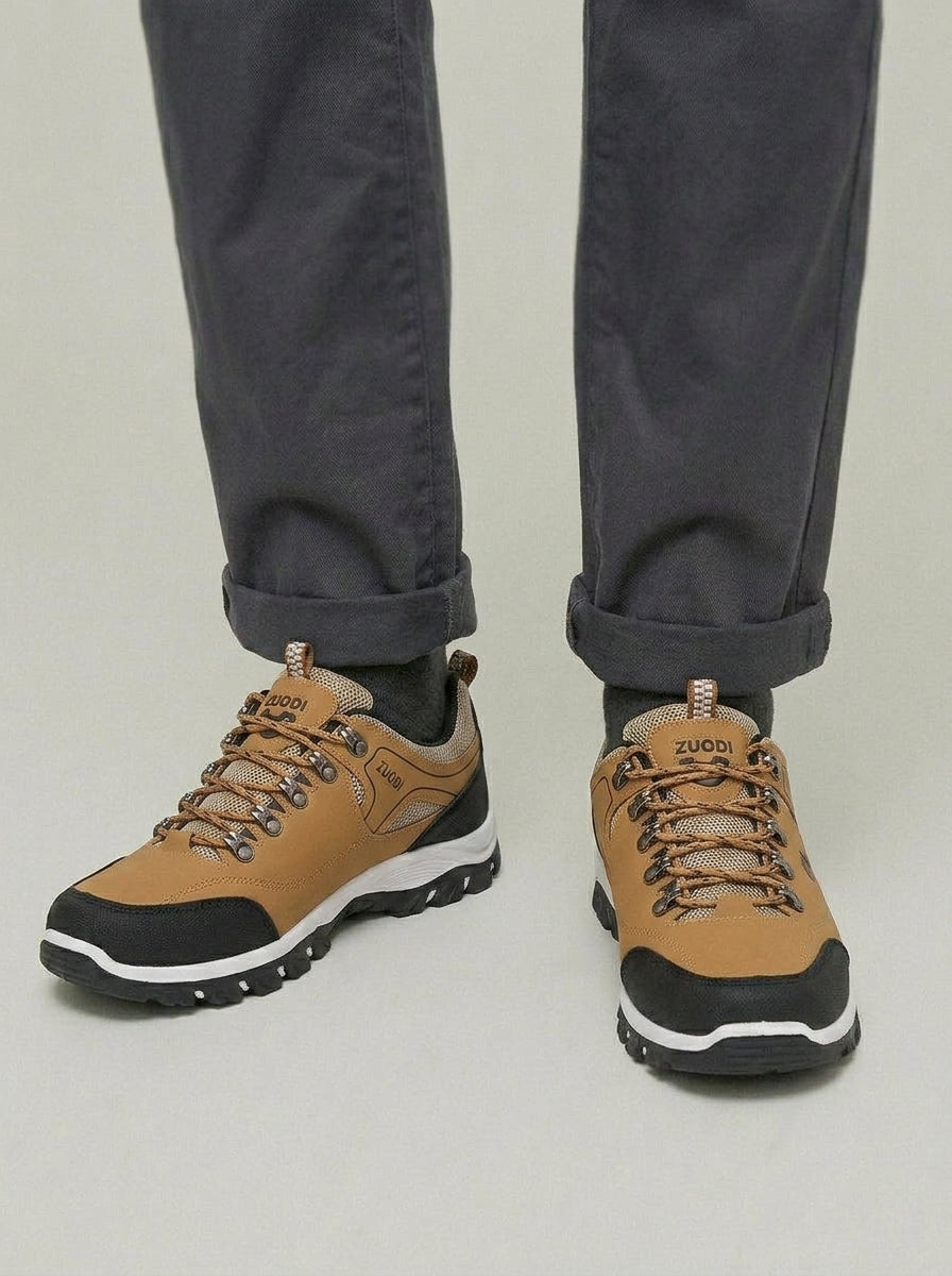 Waterproof Hiking Shoes Men Gray Black