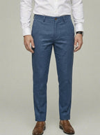 Wool Trousers Men Casual Formal