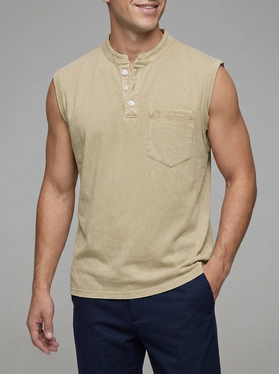 Cotton Casual Shirt Men Vintage Style