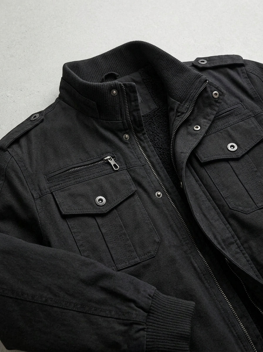 Mens Bomber Jacket – Fleece Lined