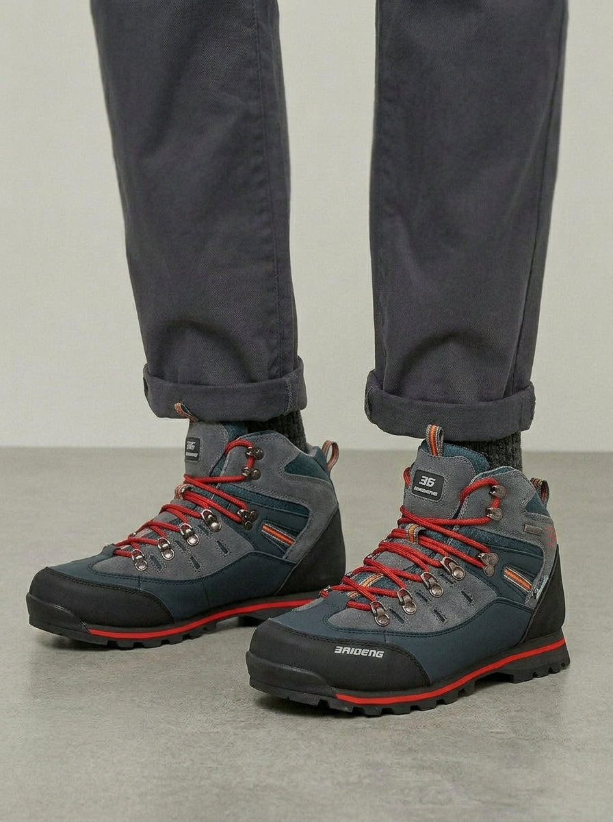 Waterproof Hiking Boots Men Non-Slip Sole