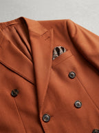 Wool Slim-Fit Double-Breasted Suit Men