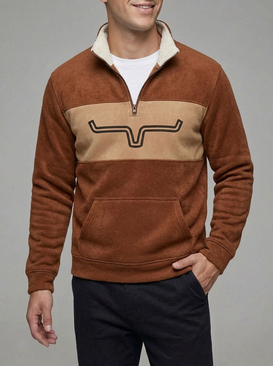 Belessia Knit Zip-Up Sweater Men