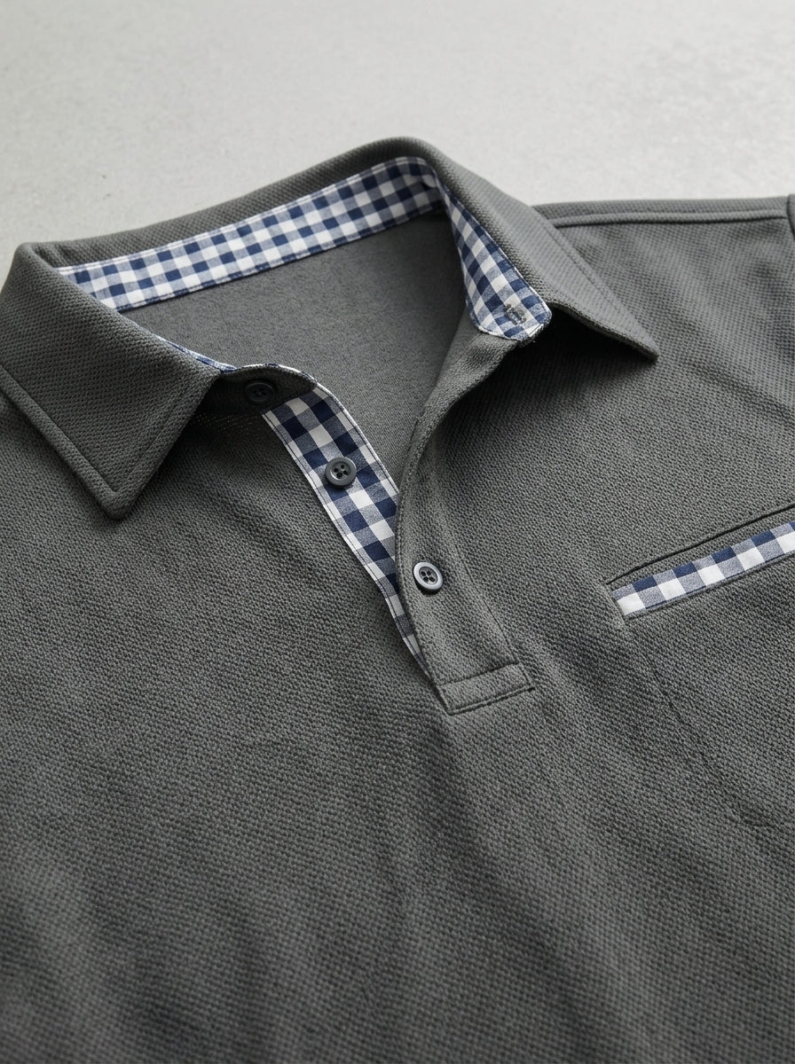 Long Sleeve Polo Men's Classic Fit