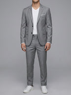 Wool Classic 2-Piece Suit Men Two-Piece