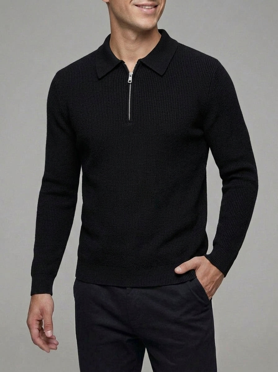 Wool Polo Shirt Men