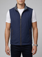 V-Neck Gilet Men Lightweight Zip Up Bodywarmer