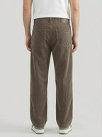 Corduroy Trousers Men Straight Leg