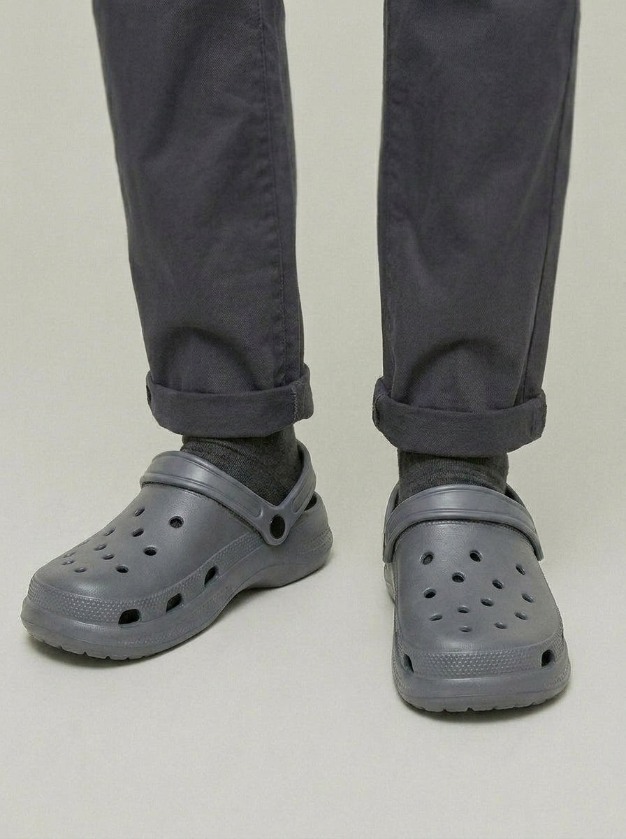 Wool Clogs Men Casual