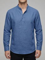 Linen Long Sleeve Shirt Men – Summer