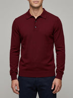 Belessia Merino Wool Polo Shirt  - Soft Knit Men