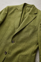 Slim-Fit 3-Piece Suit Notch Lapel Men Wool