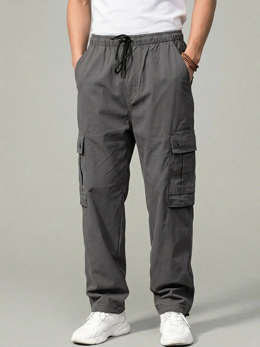 Cotton Cargo Trousers Men