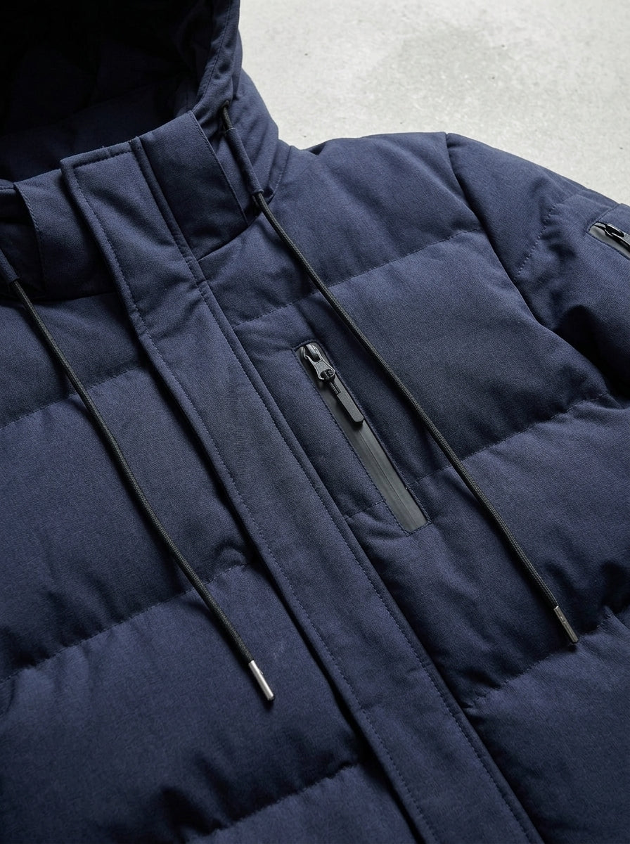 Mens Waterproof Wool Parka – Hooded