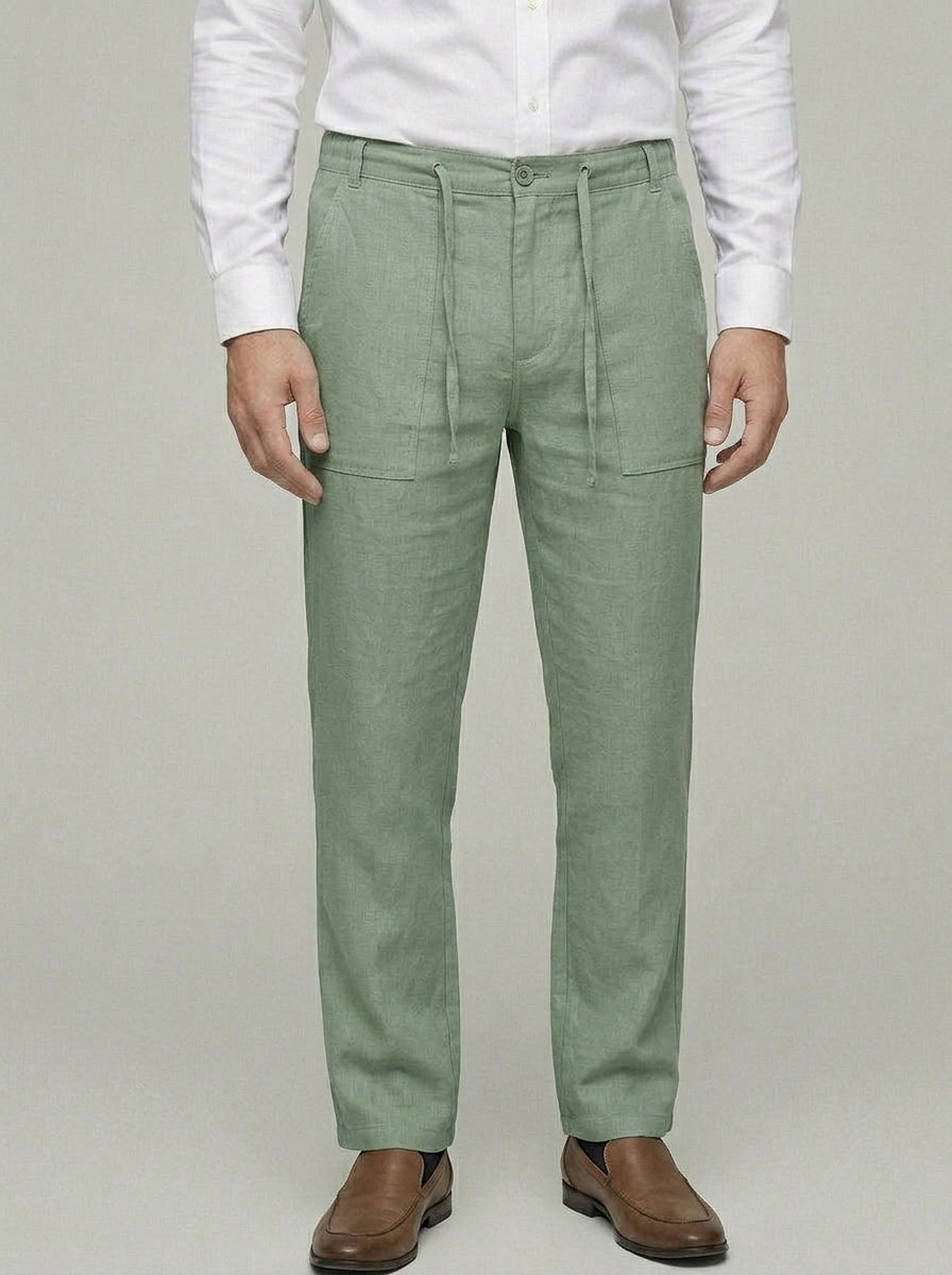 Linen Casual Trousers Men