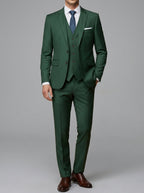 Wool Slim-Fit 3-Piece Suit Men