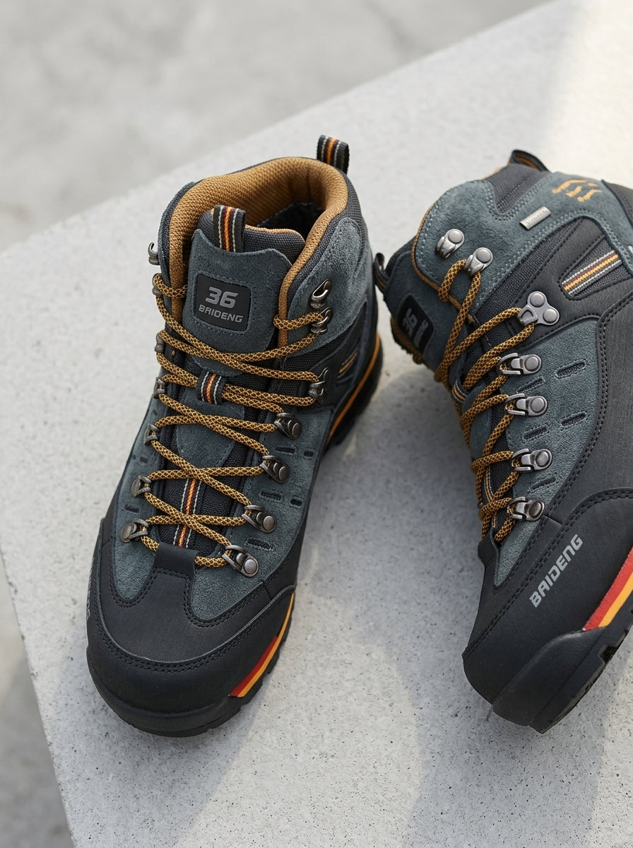 Waterproof Hiking Boots Men Non-Slip Sole