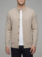 Cashmere Cardigan Men Button
