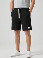 Cotton Chino Shorts Men Casual Drawstring