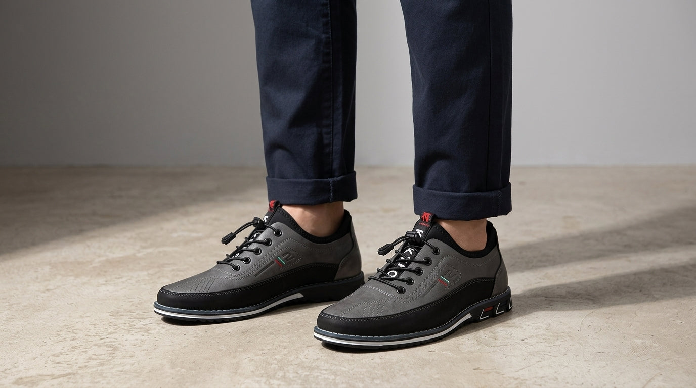 Leather Business Sneakers Men Casual
