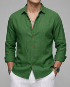 Linen Casual Shirt Men – Summer Essential