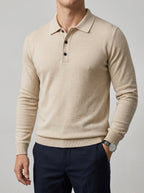Belessia Merino Wool Polo Shirt  - Soft Knit Men