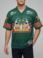 Mesh Football Jersey Men V-Neck Retro