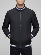 Mens Lightweight Bomber Jacket – Polyester Casual