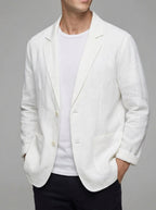 Casual Linen Jacket Men's – Beige