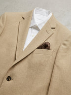Wool Blazer Men Slim-Fit Formal Occasions