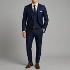 Ethan Wool Slim-Fit 3-Piece Suit Men