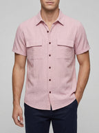 Cotton Linen Blend Shirt Men – Summer