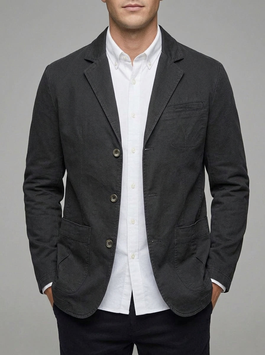 Wool Blazer Jacket Men