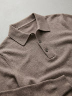 Wool Polo Sweater Men