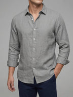 Linen Casual Shirt Men – Summer Essential